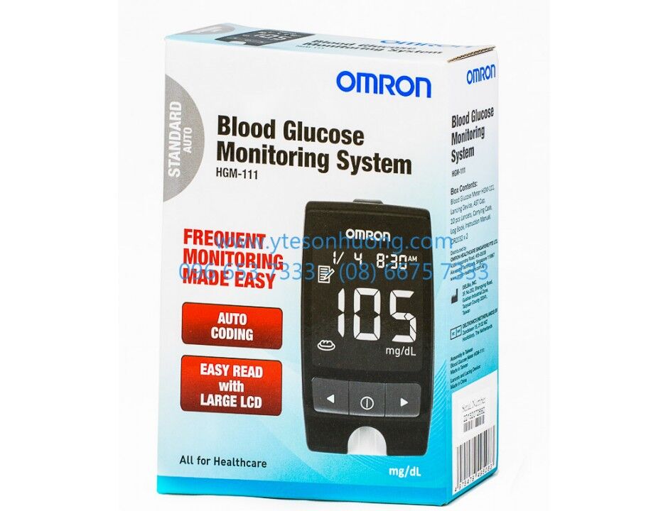 Đánh giá máy đo đường huyết Omron HGM-111 đến từ Nhật Bản