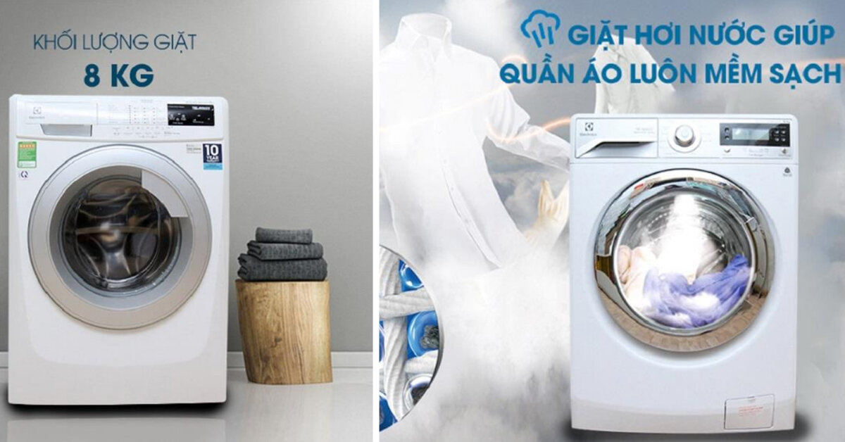 Đánh giá máy giặt electrolux ewf12844 : Tốt cho mẹ – Khỏe cho con