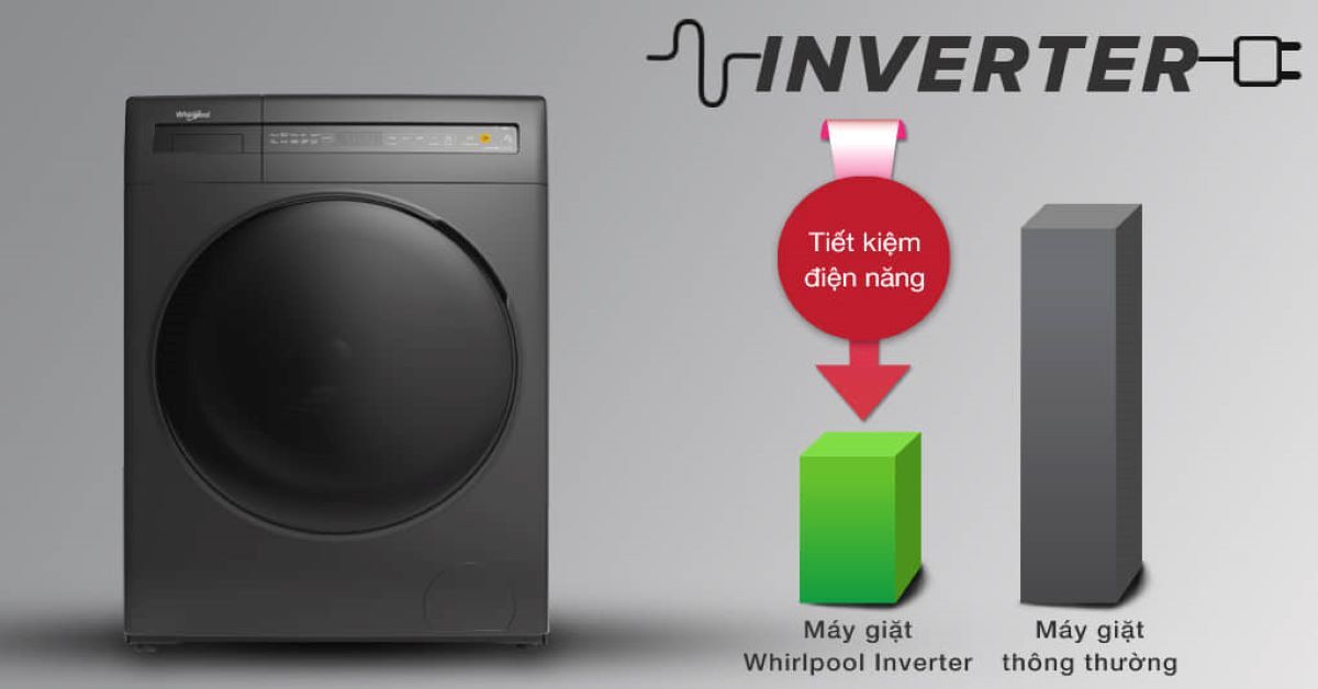 Đánh giá máy giặt sấy Whirlpool 10.5 kg WWEB10702FG