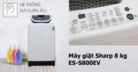 Đánh giá máy giặt Sharp 8 kg ES-S800EV
