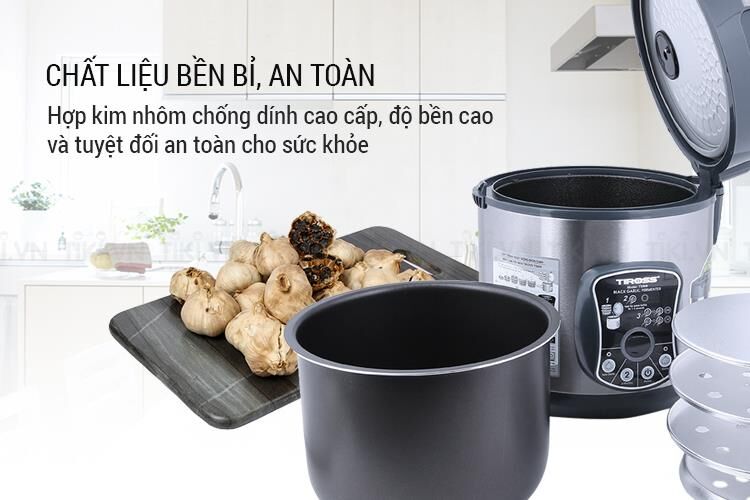 Đánh giá máy làm tỏi đen Tiross TS908 có tốt không, giá bao nhiêu?