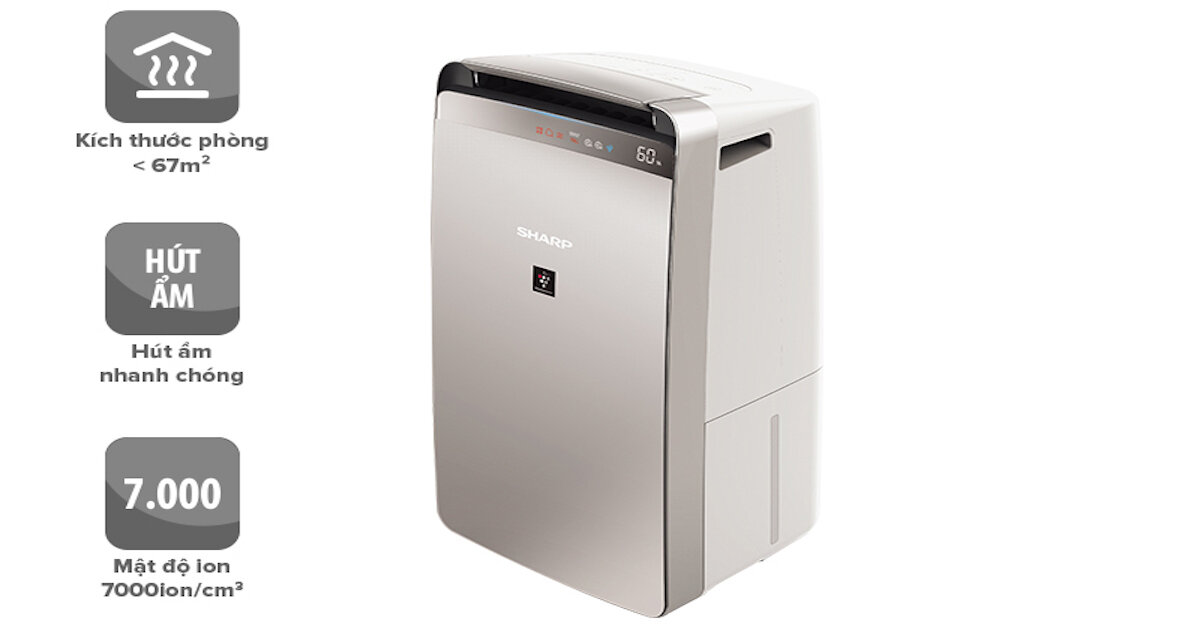 Đánh giá máy lọc không khí hút ẩm Sharp DW-J27FV-S có tốt không?