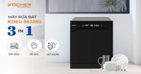 Đánh giá máy rửa bát Kocher KDEU 8828BL: Thiết kế, tính năng, giá thành