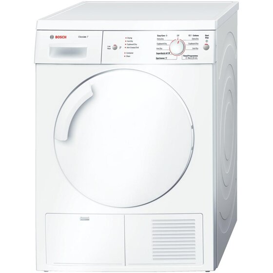 Đánh giá máy sấy quần áo Bosch WTE84105GB: Thiết kế đơn giản, hiệu quả cao