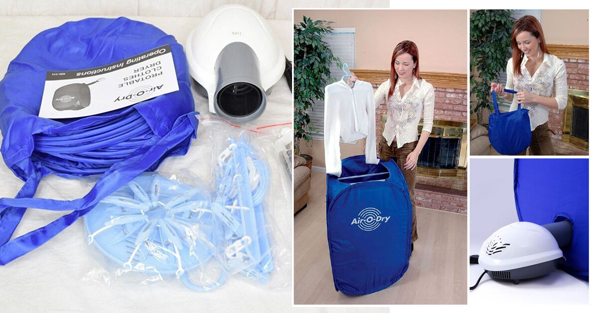 Đánh giá máy sấy quần áo mini Air O Dry chi tiết từ A tới Z