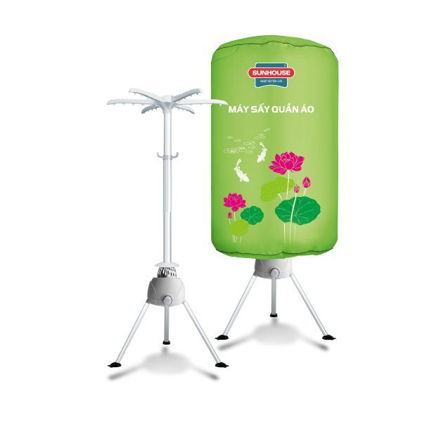 Đánh giá máy sấy quần áo Sunhouse SHD2610: Thiết kế móc treo 2 tầng thông minh