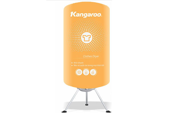 Đánh giá máy sấy quần áo Kangaroo KG308: Thiết kế đẹp mắt, độ an toàn cao