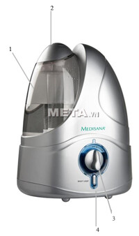 Đánh giá máy tạo độ ẩm UHW của Medisana