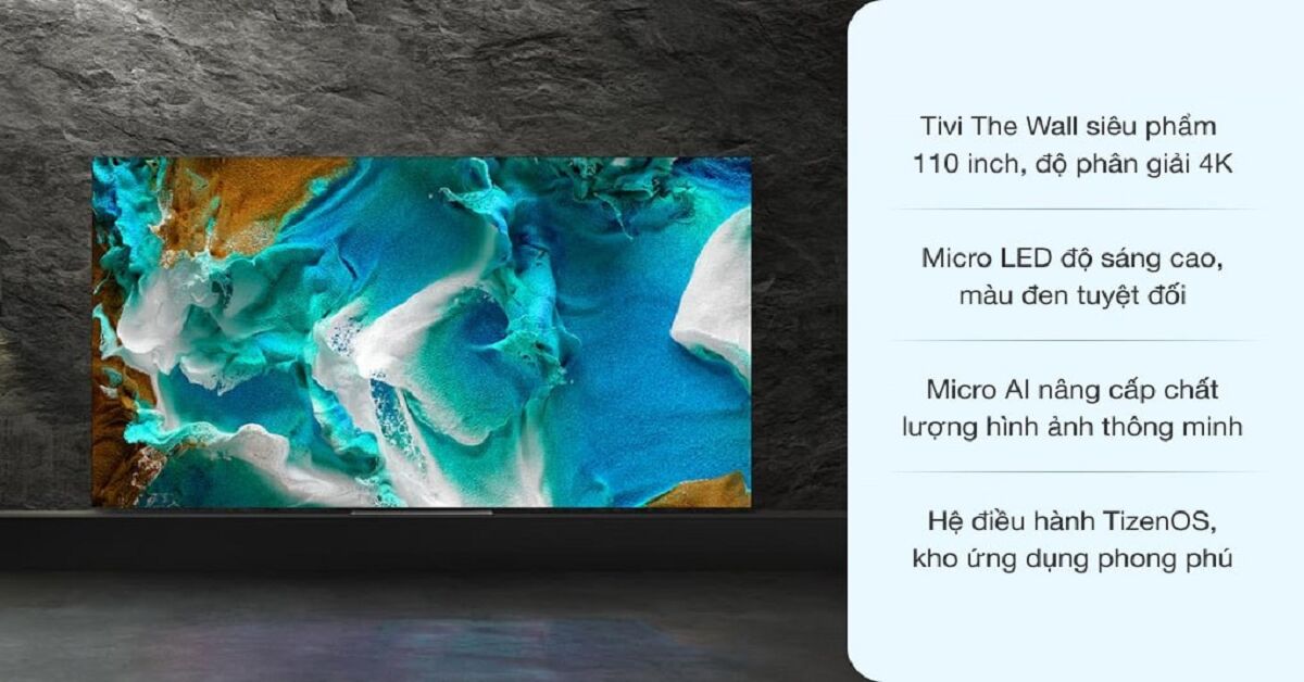 Đánh giá Micro LED Tivi 4K Samsung MNA110MS1ACXXV 110 inch