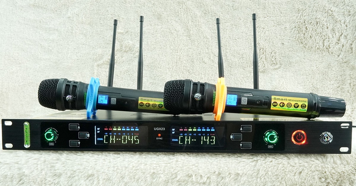 Đánh giá micro Shure UGX 23: Ngoại hình đẹp, âm thanh ấm áp, cảm biến hiện đại!
