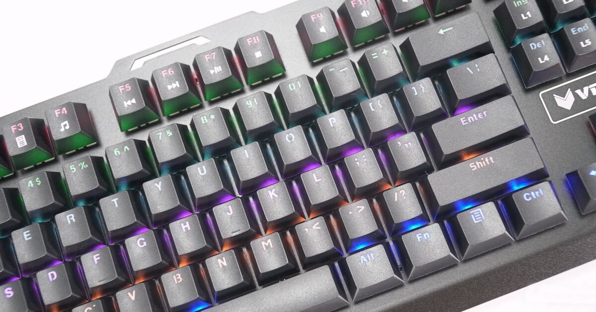Đánh giá nhanh mẫu bàn phím cơ giá rẻ Rapoo V560