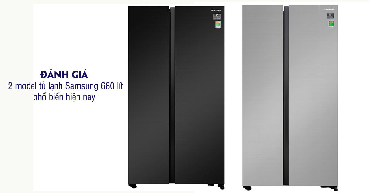 Đánh giá nhanh tủ lạnh Samsung 680 lít RS62R5001M9/SV và RS62R5001B4/SV