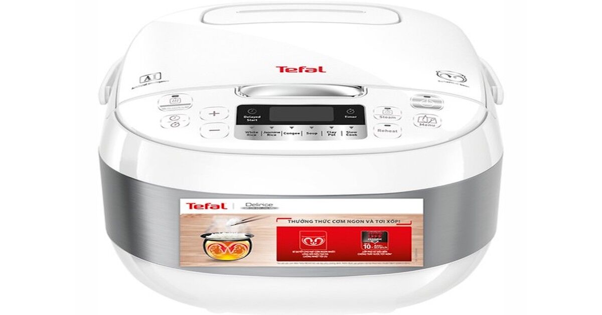 Đánh giá những tính năng nổi bật nồi cơm điện tử Tefal 1.8 lít RK752168