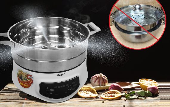 Đánh giá nồi hấp thủy nhiệt siêu tốc Magic Korea A67 có tốt không?