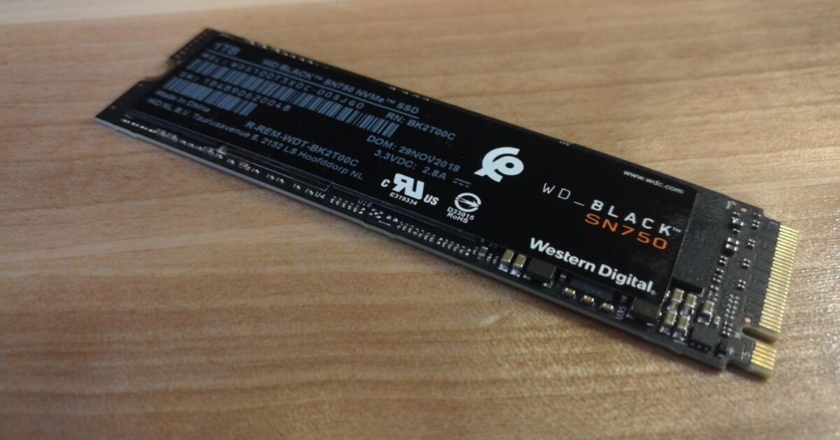 Đánh giá ổ cứng gắn trong WD Black SN750 NVMe SSD