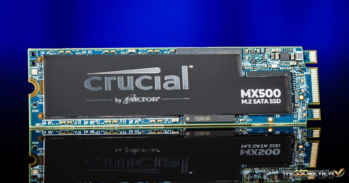 Đánh giá ổ cứng SSD gắn trong Crucial MX500 SSD M.2