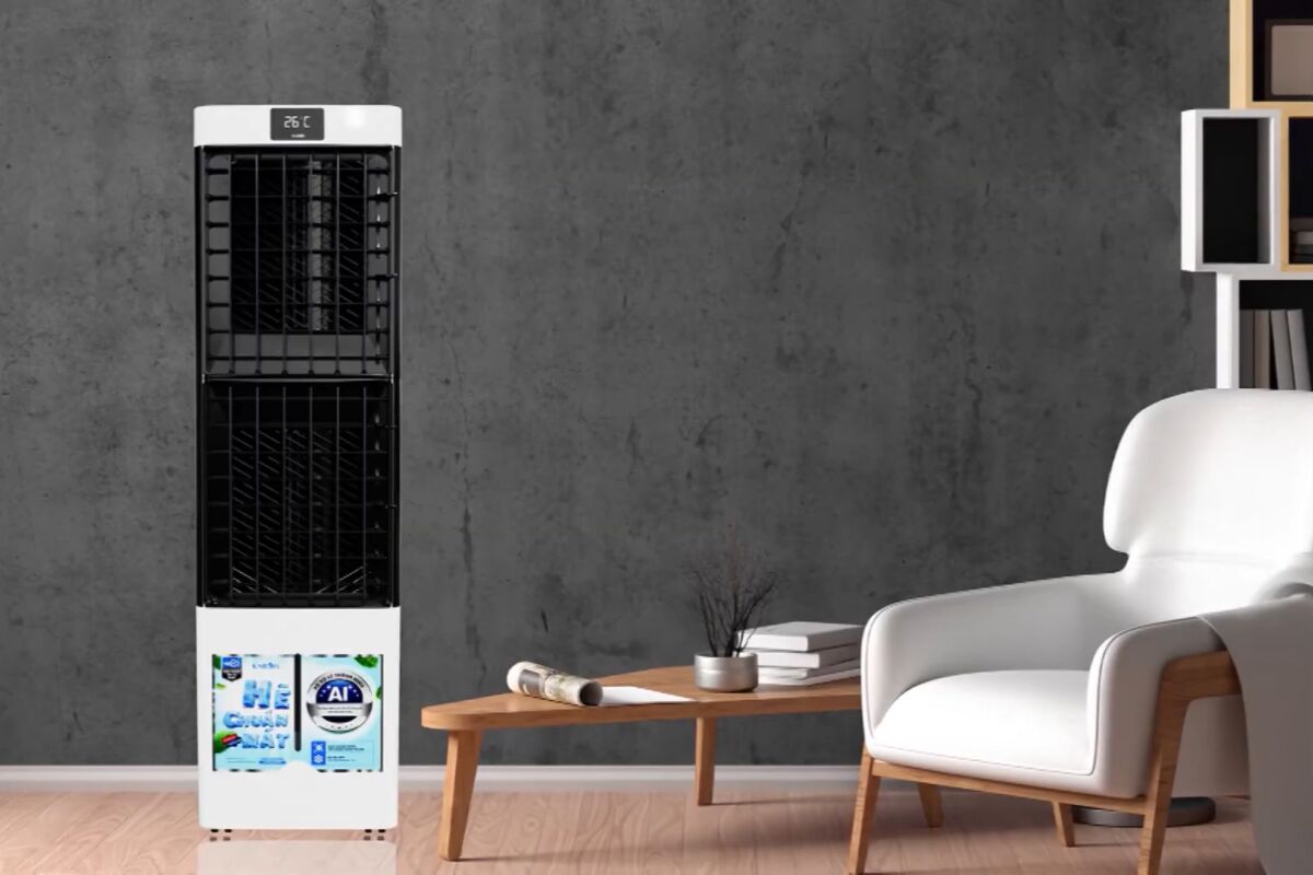 Đánh giá quạt điều hòa Karofi KAC H132R hiện đại kèm tính năng lọc không khí