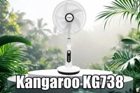 Đánh giá quạt sạc Kangaroo KG738 - Lý tưởng để chống nóng khi mất điện