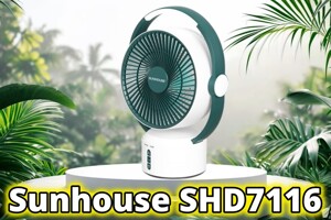 Đánh giá quạt sạc Sunhouse SHD7116 - Vừa thời trang, vừa tiện lợi
