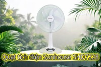 Đánh giá quạt sạc Sunhouse SHD7228 – Mất điện không còn là nỗi lo