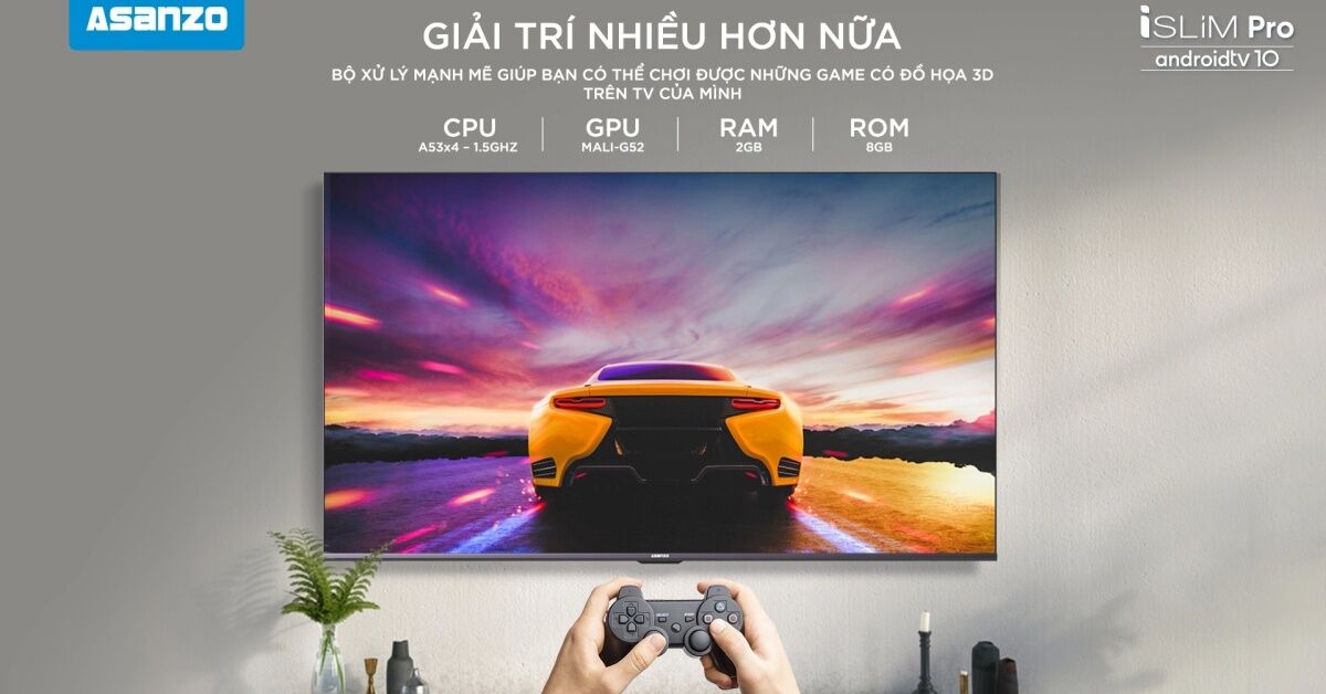 Đánh giá Smart Tivi Asanzo 55 inch 4K 55AG800K