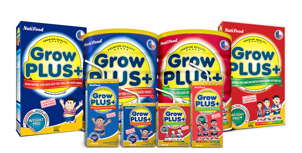 Đánh giá sữa bột Grow Plus của Nutifood