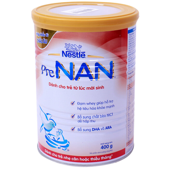 Đánh giá sữa bột Pre Nan dành cho trẻ nhẹ cân suy dinh dưỡng