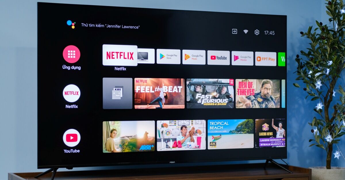 Đánh giá tổng quan về dòng tivi Aqua 58 inch