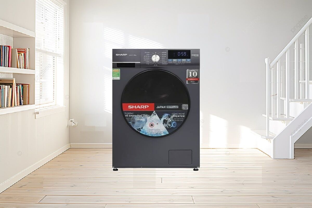 Đánh giá ưu nhược điểm của máy giặt Sharp ES-FM90CB mới 2025