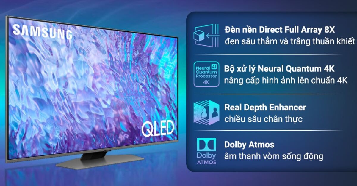 Đánh giá ưu nhược điểm của smart tivi Samsung QLED 4K 50 inch QA50Q80C