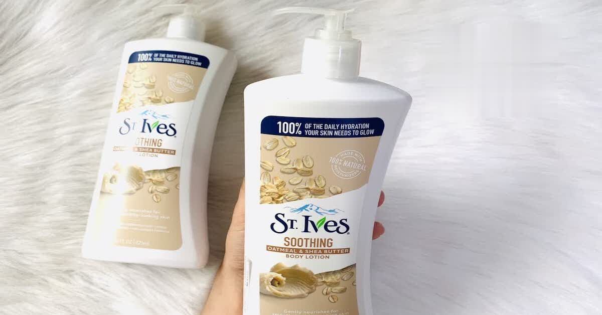 Đánh giá về sữa dưỡng thể St.Ives Soothing Oatmeal And Shea Butter siêu hot