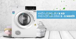 Danh sách máy sấy quần áo Electrolux 8kg trọn bộ, từ giá rẻ đến cao cấp