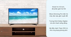 Đây là dòng tivi Samsung 43 inch Full HD hiếm hoi trên thị trường hiện nay