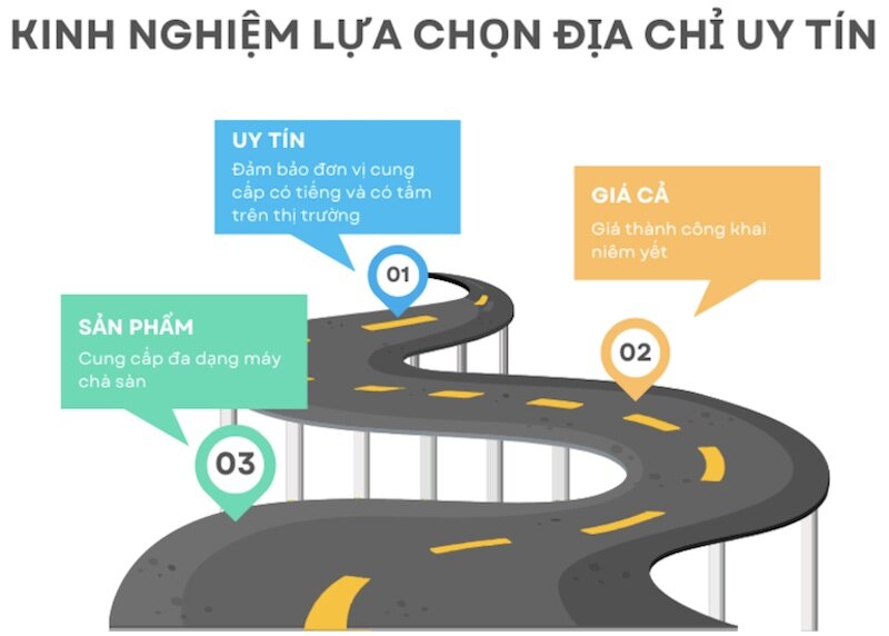 Kinh nghiệm lựa chọn địa chỉ uy tín mua máy chà sàn