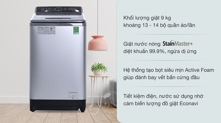 Máy giặt Panasonic 9 kg NA-F90B5