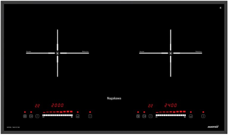 Bếp từ đôi Nagakawa nag1213m