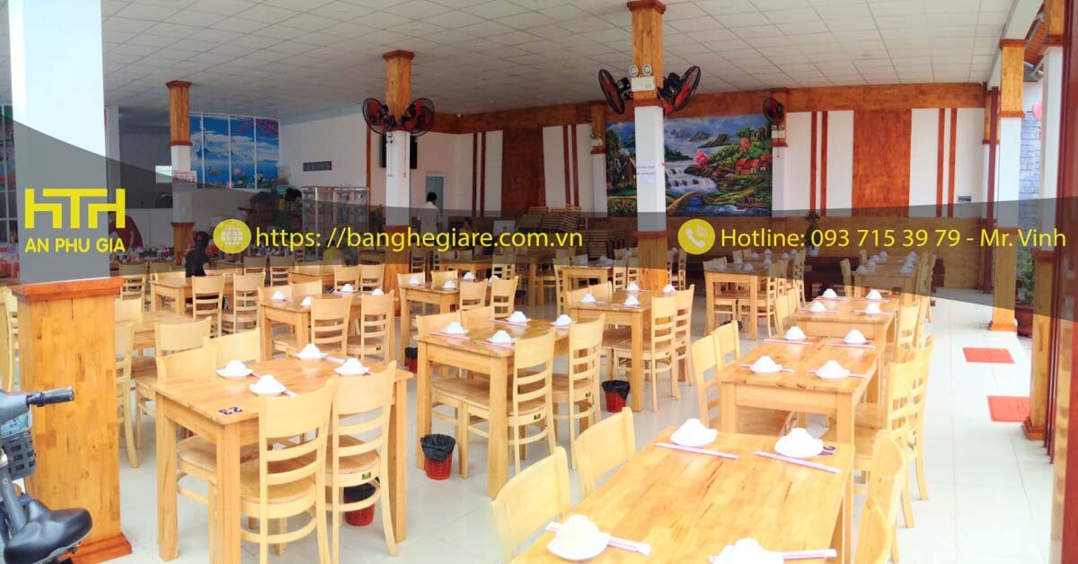 Để thành công khi kinh doanh quán, bàn ghế đóng vai trò vô cùng quan trọng