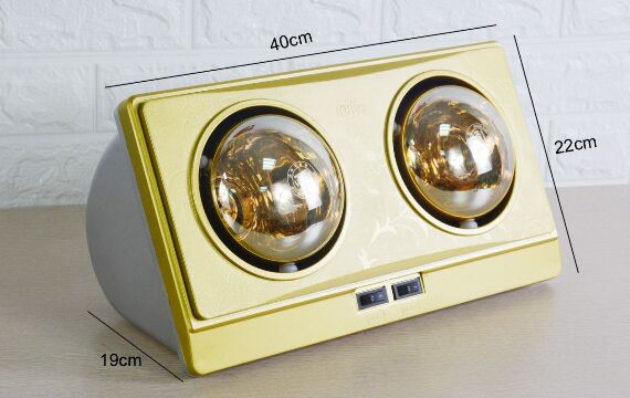 Đèn sưởi nhà tắm 2 bóng Kohn KN02G 550W có tốt không, giá bán, nơi mua