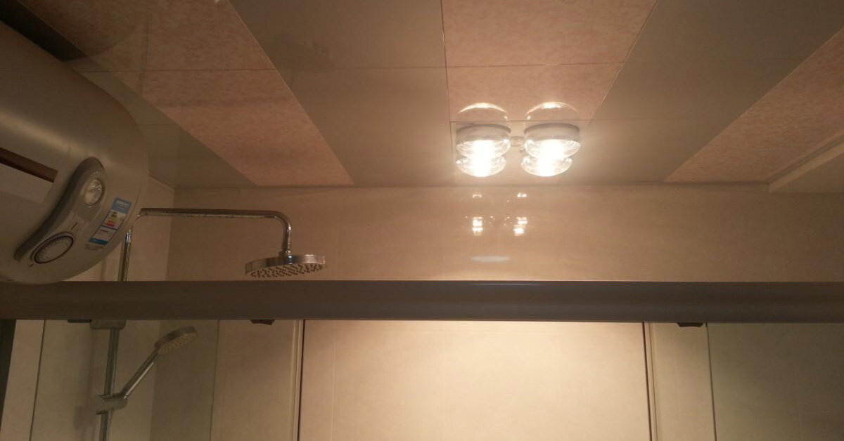 Đèn sưởi nhà tắm âm trần có những loại nào ?