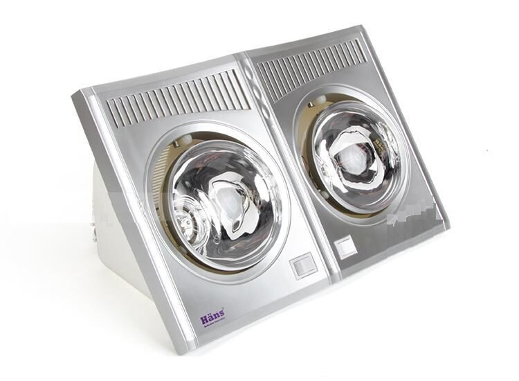 Đèn sưởi nhà tắm Hans 2 bóng H2B - Đẹp, an toàn, tiết kiệm