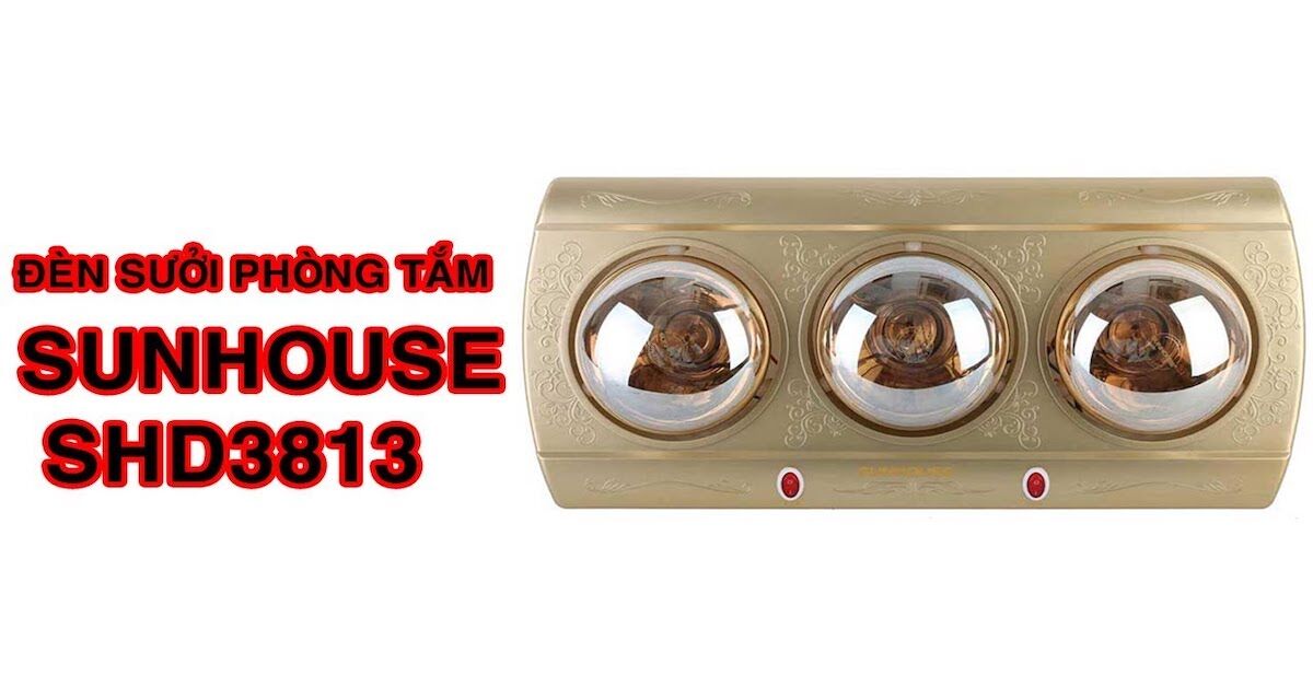 Đèn sưởi Sunhouse SHD3813 - Sự lựa chọn hoàn hảo cho gia đình