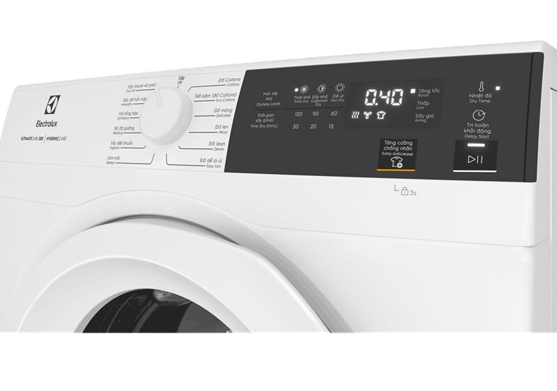 Electrolux EDV804H3WC giá từ hơn 6 triệu đồng, máy sấy quần áo 8kg đáng mua cho gia đình