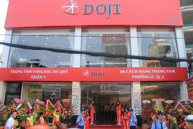 Địa chỉ các cửa hàng vàng bạc đá quý DOJI trên toàn quốc