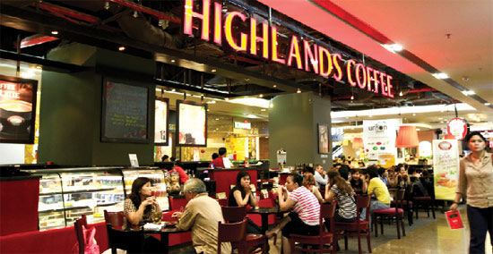 Địa chỉ Highlands Coffee tại Hà Nội và các tỉnh miền Bắc