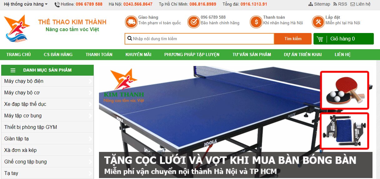Địa chỉ mua dụng cụ tập thể dục thể thao uy tín giá tốt nhất tại Hà Nội, thành phố Hồ Chí Minh
