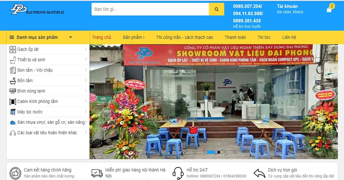 Địa chỉ mua gạch ốp lát thiết bị vệ sinh nào uy tín nhất tại Hà Nội ?