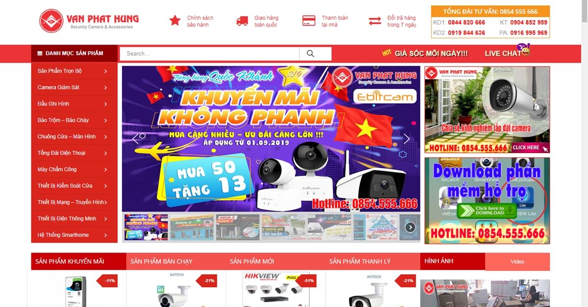 Dịch vụ bảo trì và sửa chữ hệ thống camera Vạn Phát Hưng