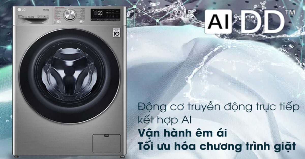 Điểm danh 5 máy giặt LG AI hot nhất trên thị trường hiện nay