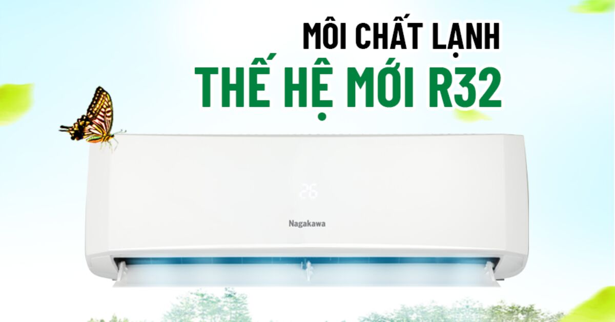 Điểm mặt 3 điều hòa Nagakawa 1 chiều 9000btu dùng gas R32