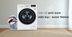 Điểm nổi bật khiến máy giặt sấy LG lồng ngang 8,5 Kg Inverter FV1408G4W được ưa chuông?